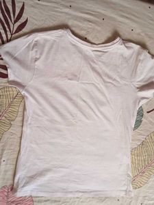 C&#39;est La Vie White Graphic Tee