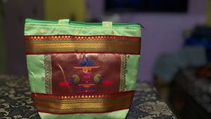 Ethnic Print Tote Bag