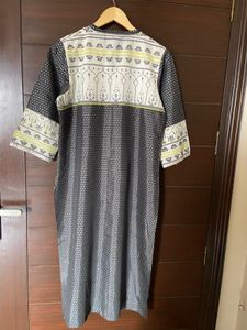 Elegant Grey Printed shimmer Kurta from (W)16