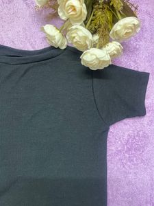 Black Ruched Drawstring Bodycon Mini Dress