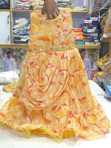 Yellow Floral Dress