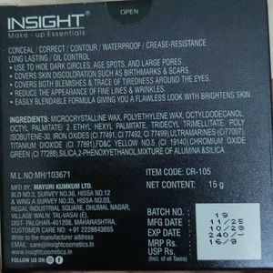 UNUSED - Insight Pro Concealer Palette