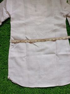 White Short Ehenic Kurta