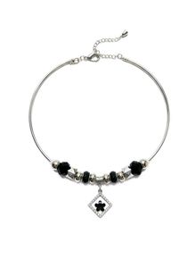 Beaded Flower Choker