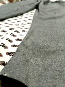 Gray Straight Pants