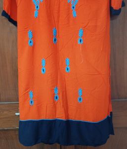 Embroidered Kurta Set🧡💙