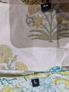 Floral Print Kurta Set Of 2 With Dupatta (No Pants