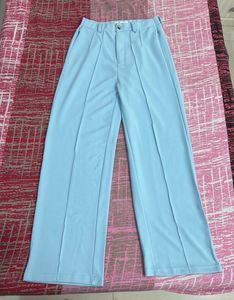 Light Blue Wide leg trouser