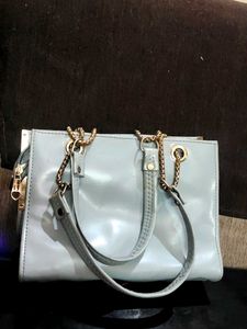 Grey Chain Detail Handbag🩶