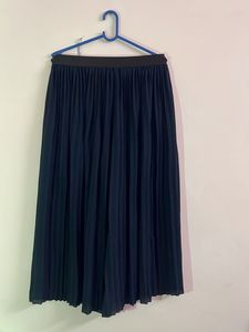 Zara Pleated Midi Skirt