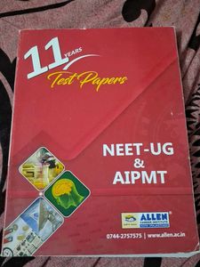 Allen , 11 Year Question  Paper  Of NEET