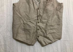 Perry Ellis Khaki Waistcoat