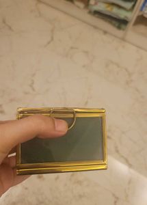 Mason Home Emerald  Glass Ring Box