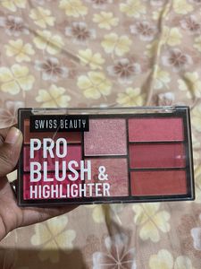 Swiss Beauty Blush & Highlighter