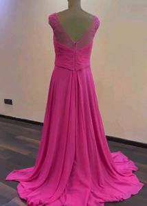 Elegant Pink Ethnic Gown