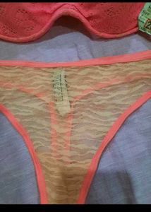 Coral Lace Bikini Set✨