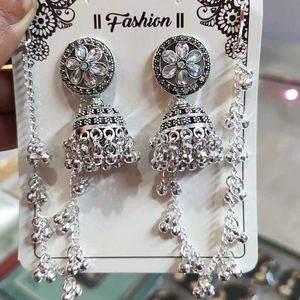 Oxidised Earrings (2 pairs)
