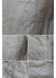 Muslin Kurti And Lucknawi Dupatta