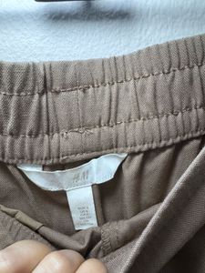 Casual Brown Wide-Leg Pants