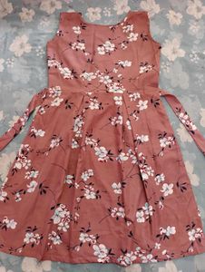 Floral Print Sleeveless Dress