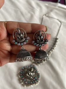 Oxidised Temple Set
