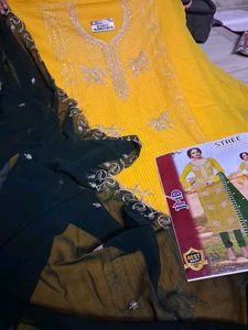 Beautiful Heavy Party Wear Dress Metirial
