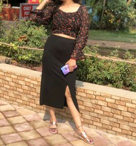 Smocked Crop Top