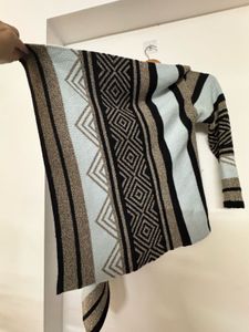 Patterned Knit Cardigan