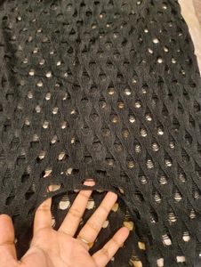 Black Fishnet Top