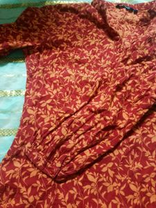 Floral Print Tunic Top
