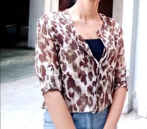 Cheetah Print Shirt