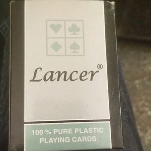 *Lancer Casonite Plastic Playing Cards*