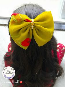 French Barette Bow Clips