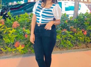Striped Button-Up Top
