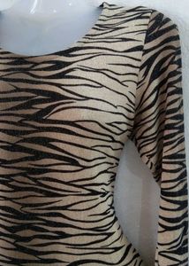 Animal Print Mini Dress