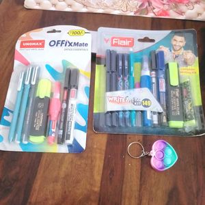 Stationery Kit &amp; Pop It Keychain