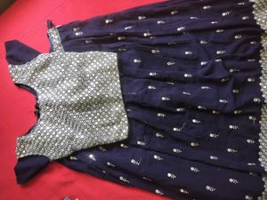 Navy Blue Lehenga Choli Set