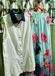 Girls Top and Skirt Outfit