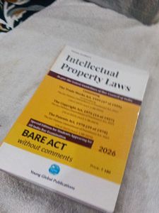 Intellectual Property Laws - Bare Act