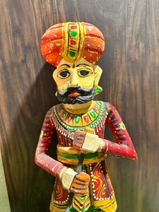 Vintage Decor Wooden Figurine Set