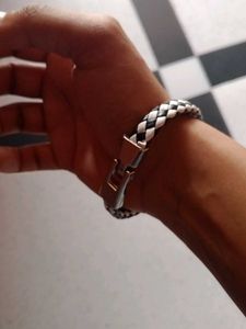 Woven Bracelet - Black and White
