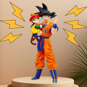 30cm Goku With Kid Gohan Anime Action Figure