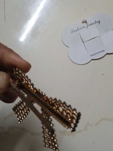Rhinestone Bow Hair Clip
