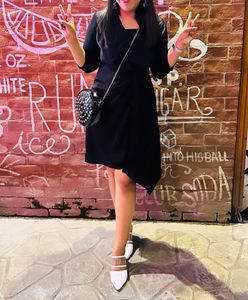 Black Twisted Dress