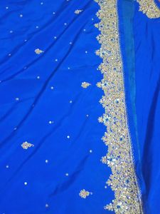 Blue &amp; Gold Fabric