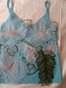 Floral Applique Top