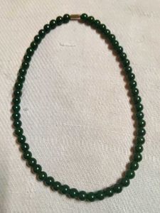 Green Beaded Necklace