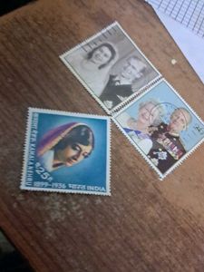 Set Of 3 Collectible Stamps
