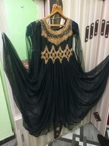 Elegant Black Ethnic Gown