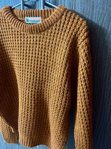 Mustard Knit Cropped Sweater